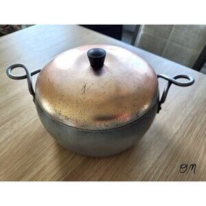 Vintage Hallite Wear-Ever Aluminum 5.5 qt Stockpot #2106